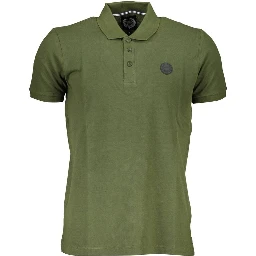 Green Cotton Polo Shirt