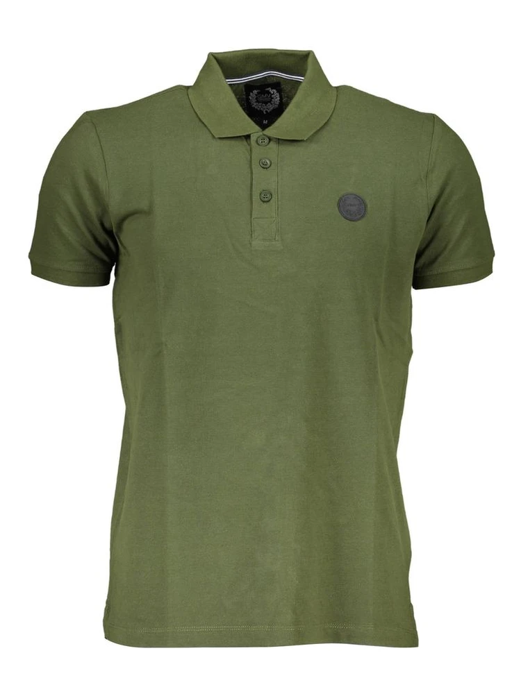 Green Cotton Polo Shirt