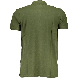 Green Cotton Polo Shirt