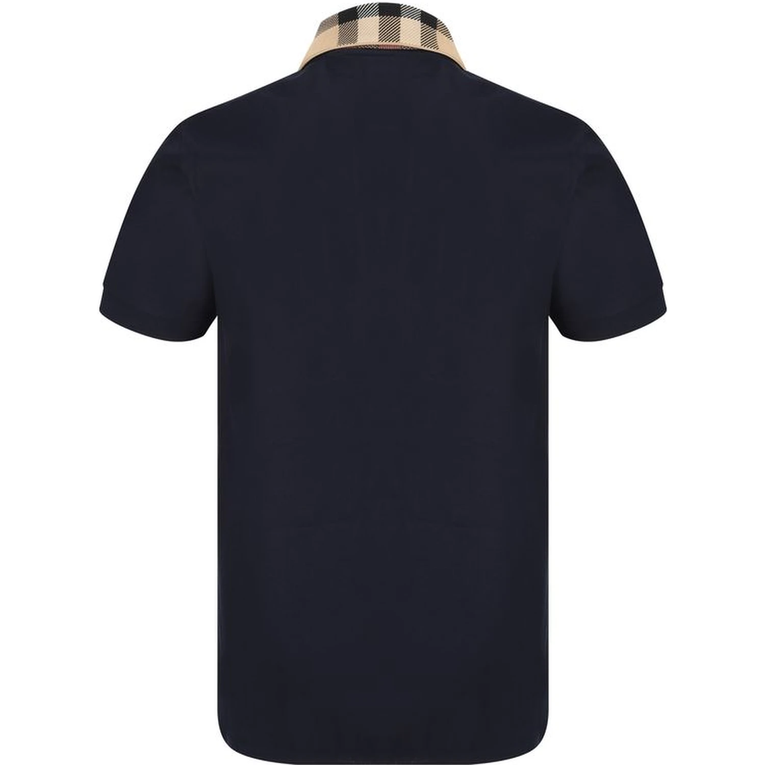 Blue Cotton Polo Shirt