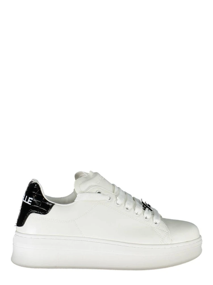 Bianco Polyurethane Women Sneaker