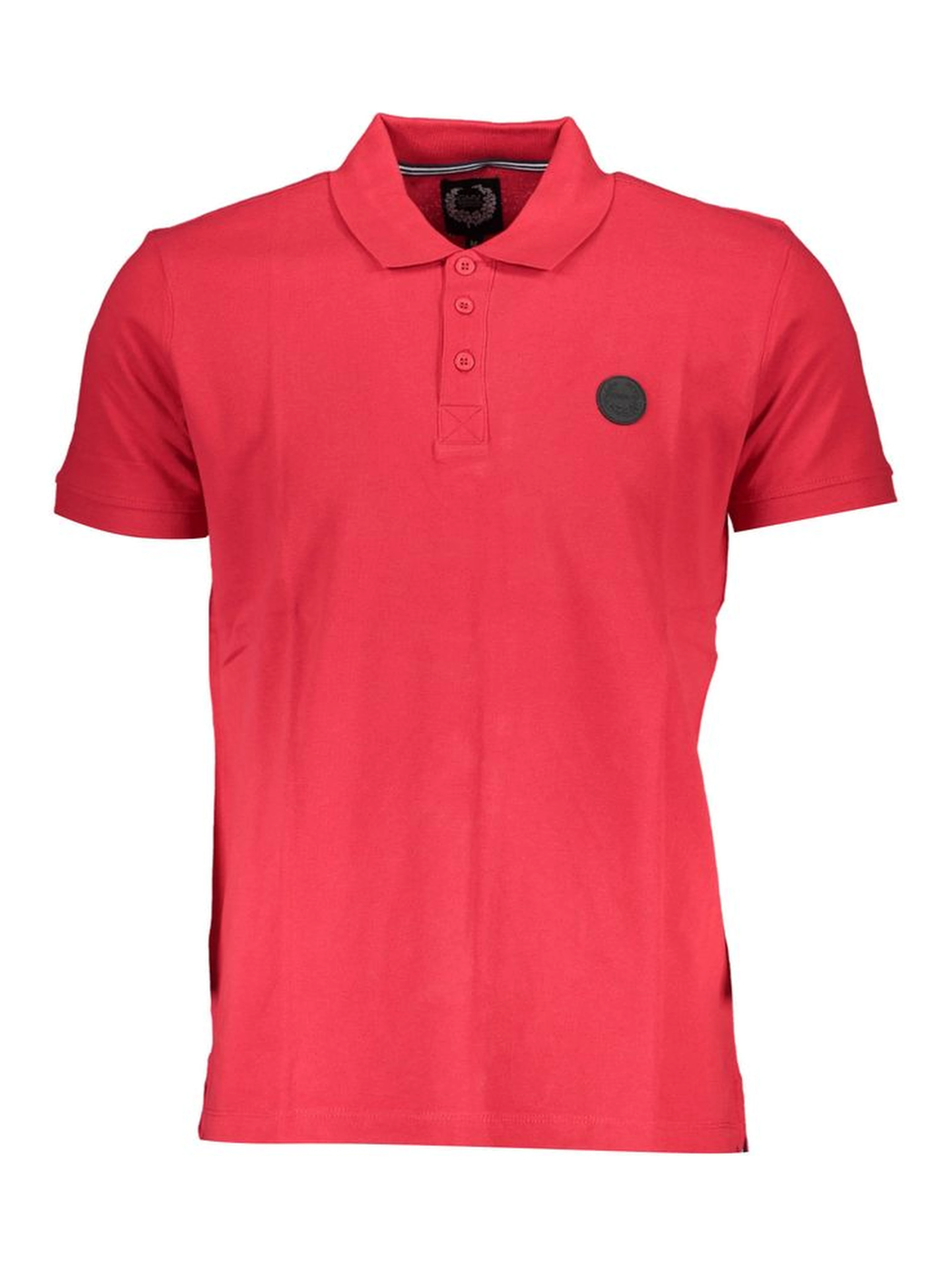 Red Cotton Men's Polo