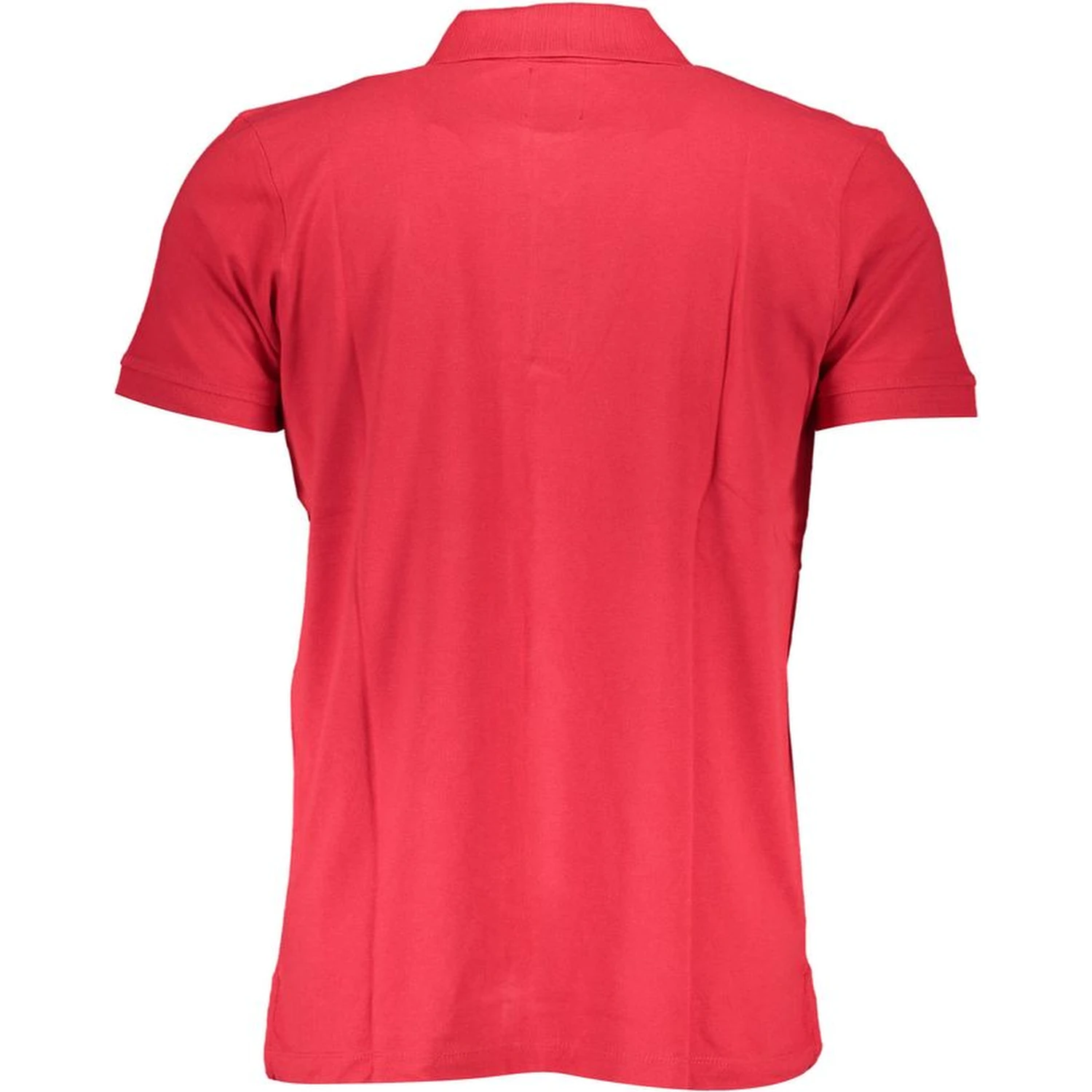 Red Cotton Men's Polo