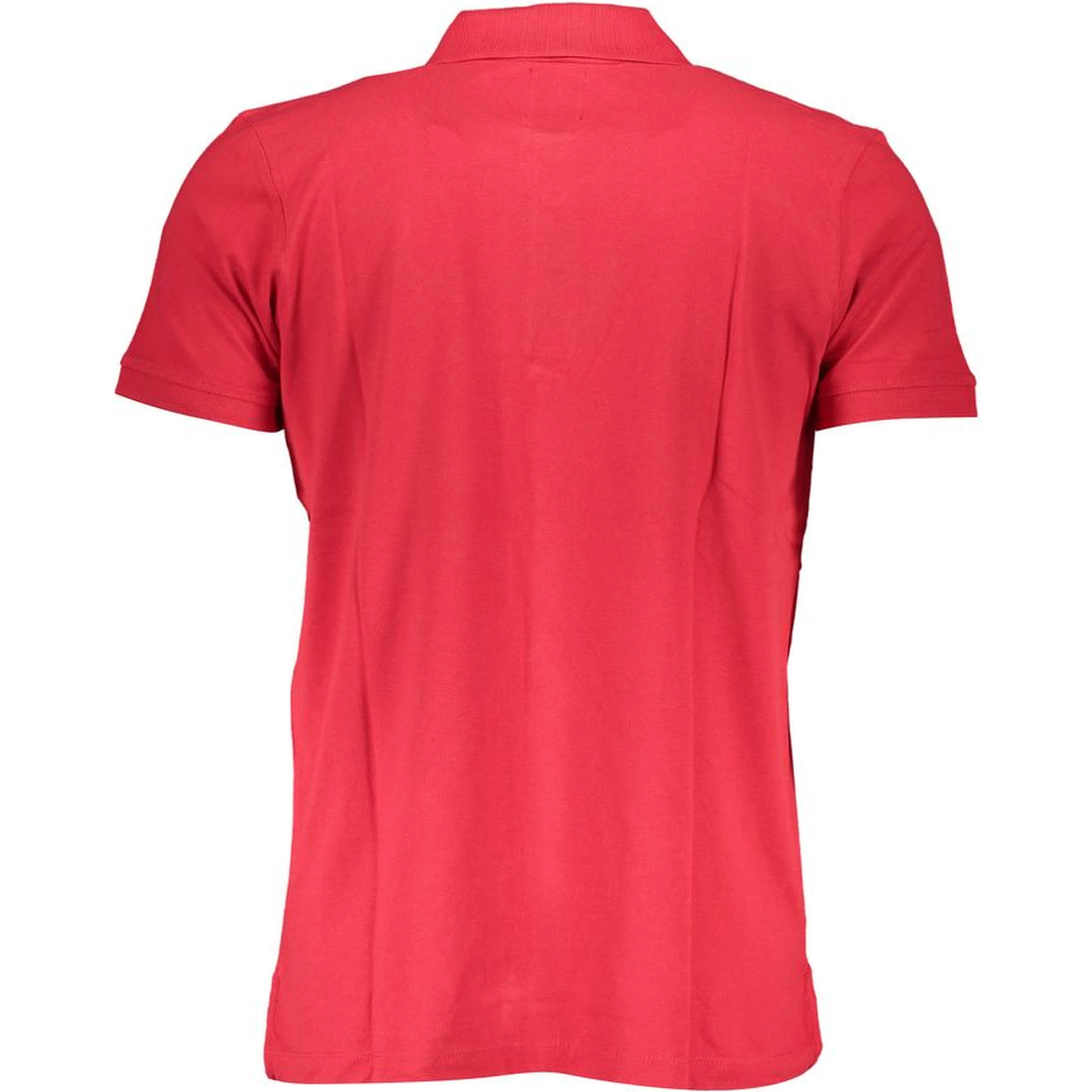Red Cotton Men's Polo