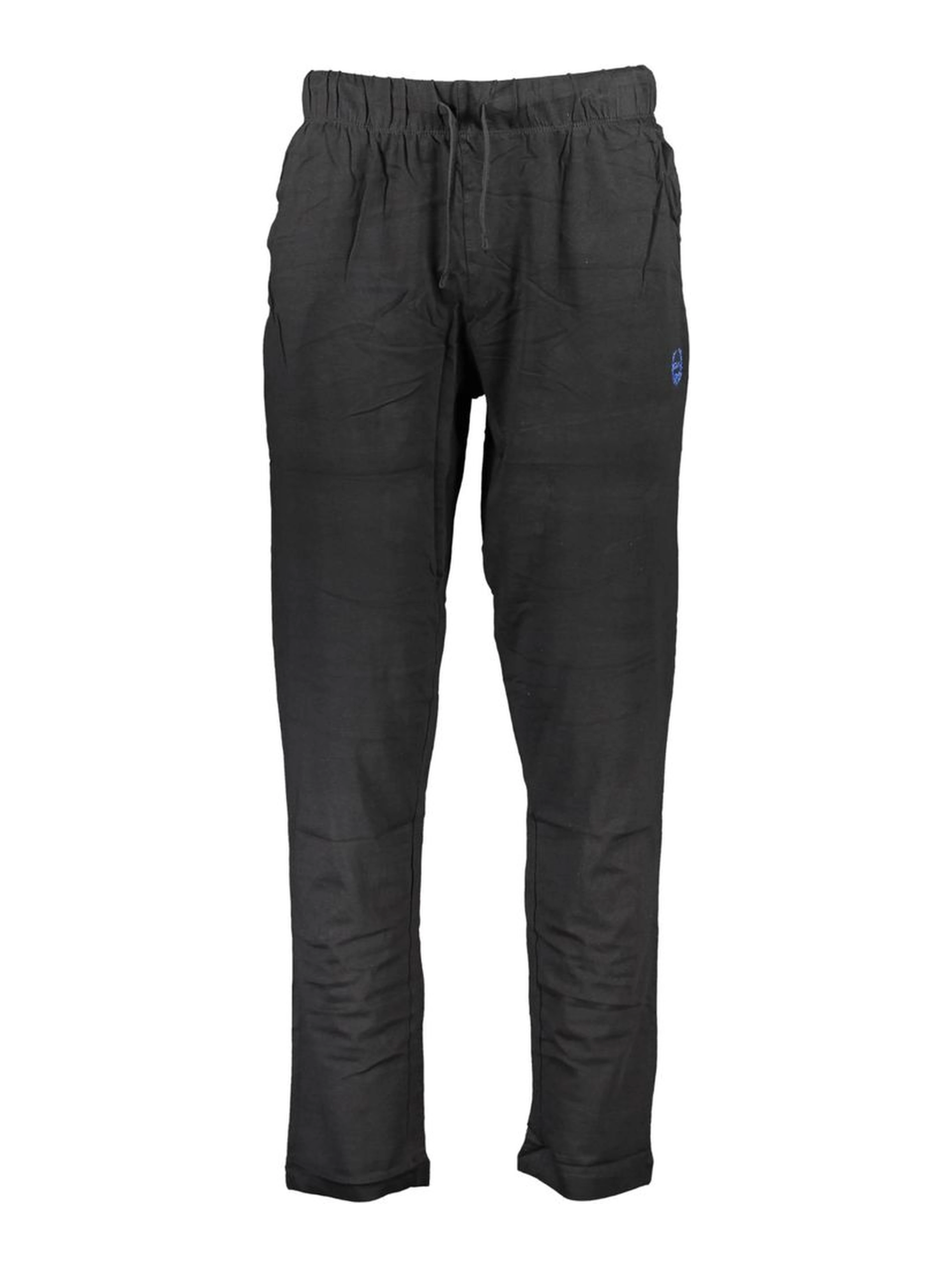 Black Cotton Men's Track Pant