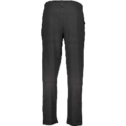 Black Cotton Men's Track Pant