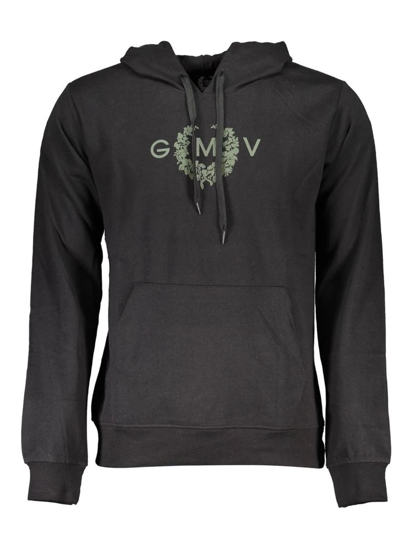 Nero Cotton Men Sweatshirt