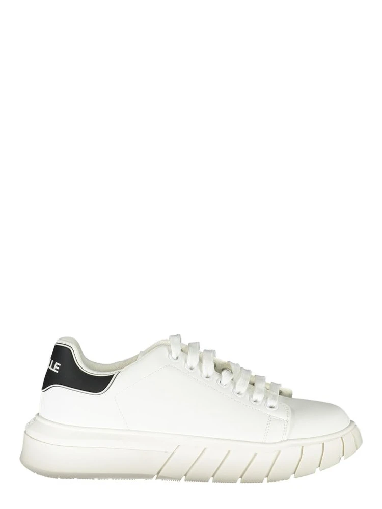White Polyester Sneaker