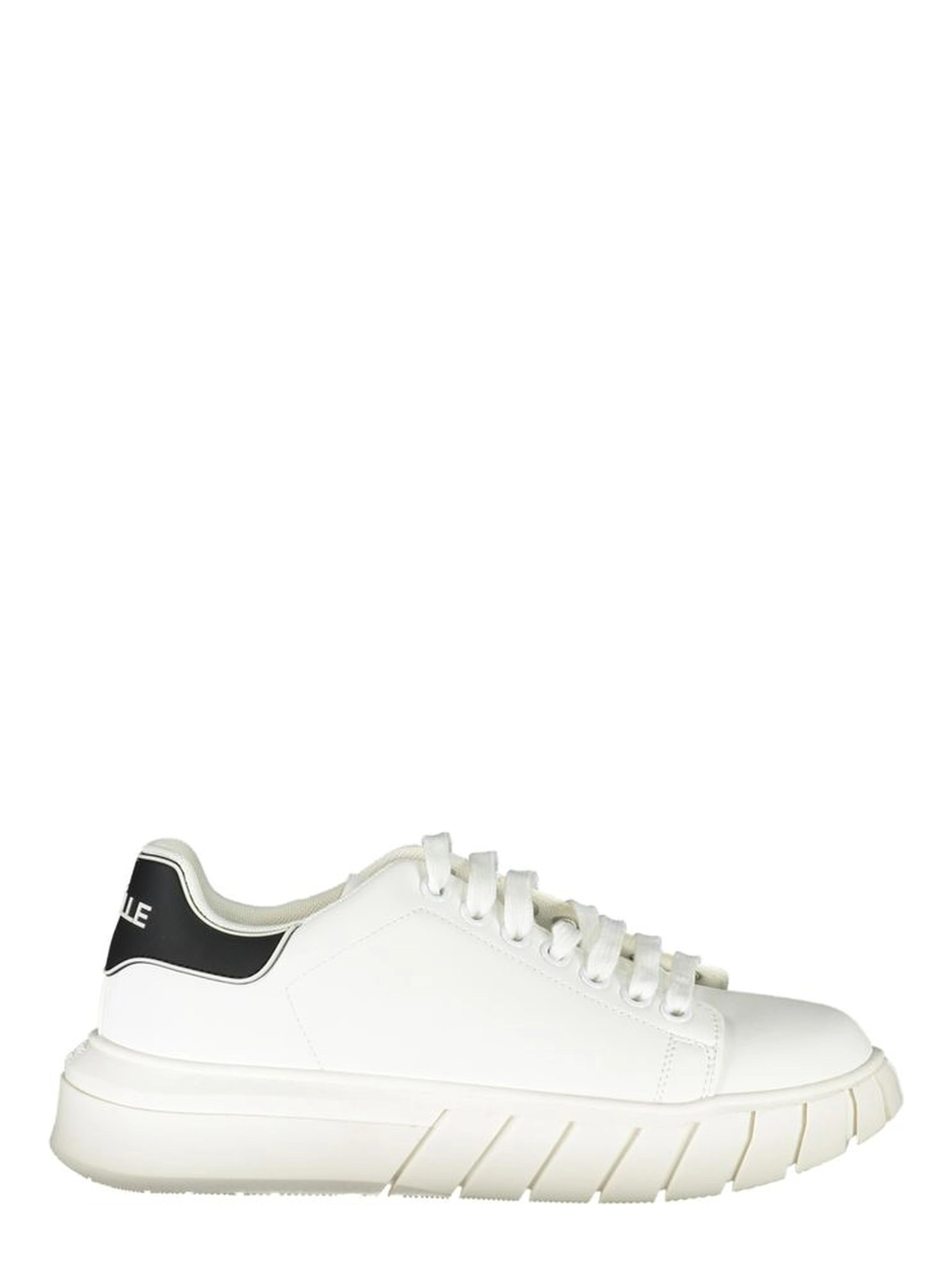 White Polyester Sneaker