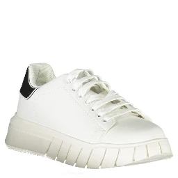 White Polyester Sneaker