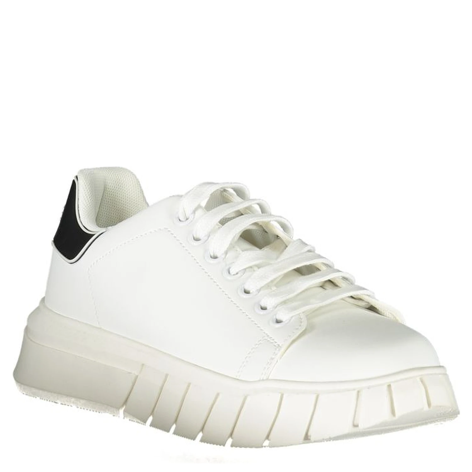 White Polyester Sneaker