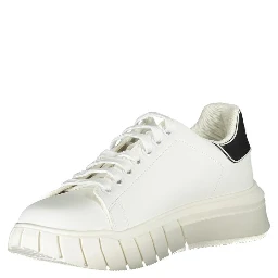 White Polyester Sneaker