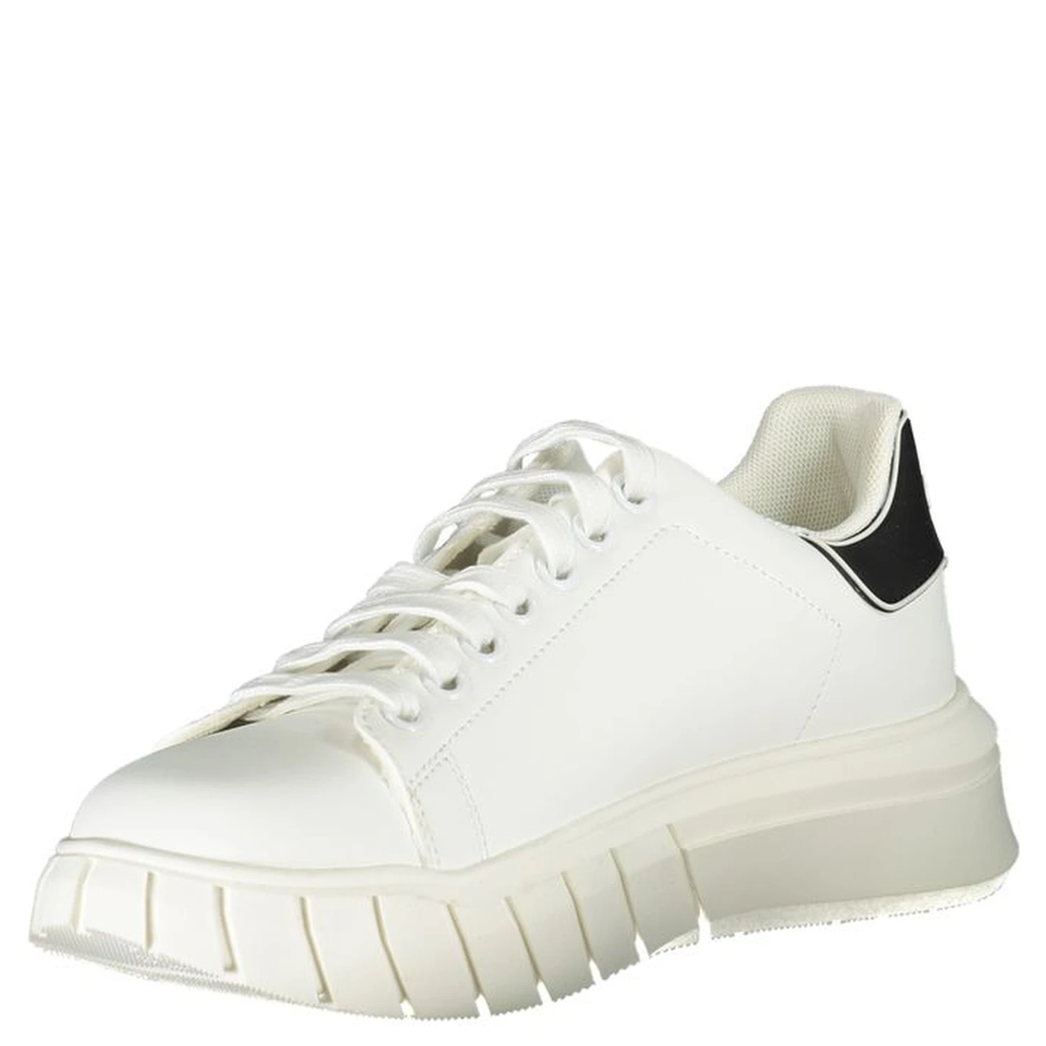 White Polyester Sneaker