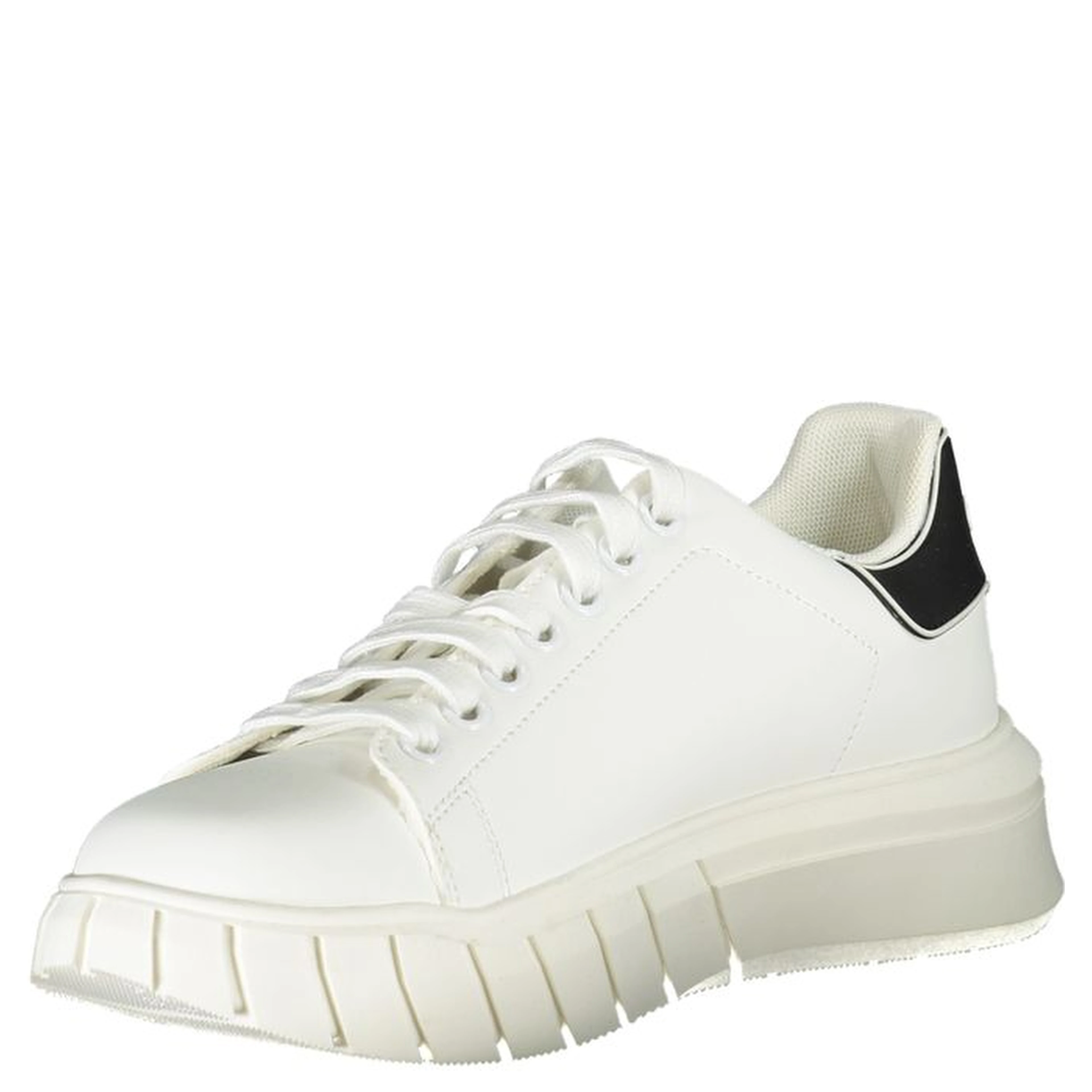 White Polyester Sneaker