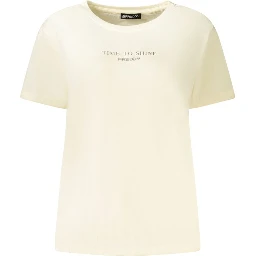 Bianco Cotton Women T-Shirt