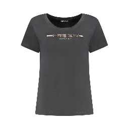 Black Cotton T-Shirt