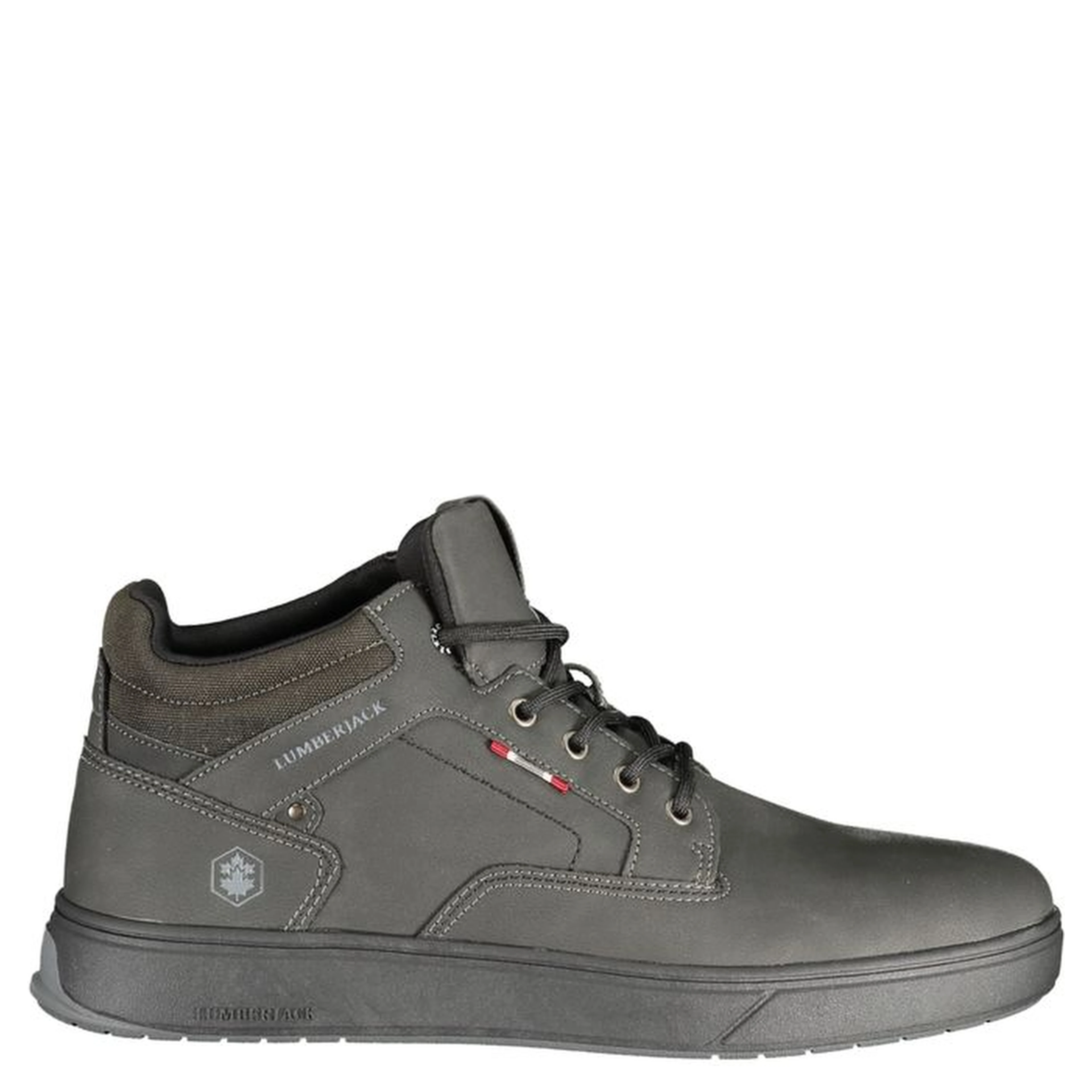Black Polyurethane Men Sneaker