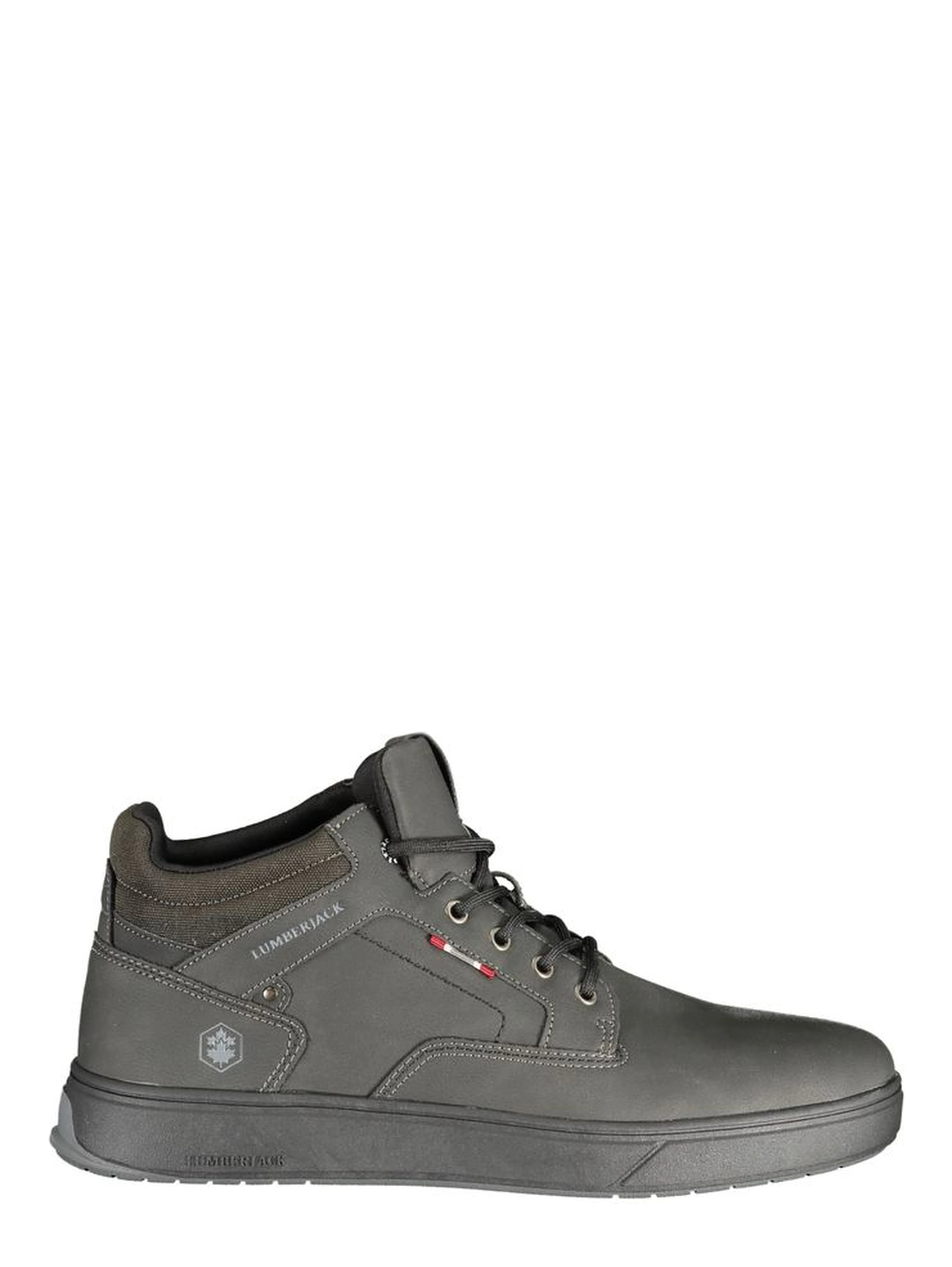 Black Polyurethane Men Sneaker