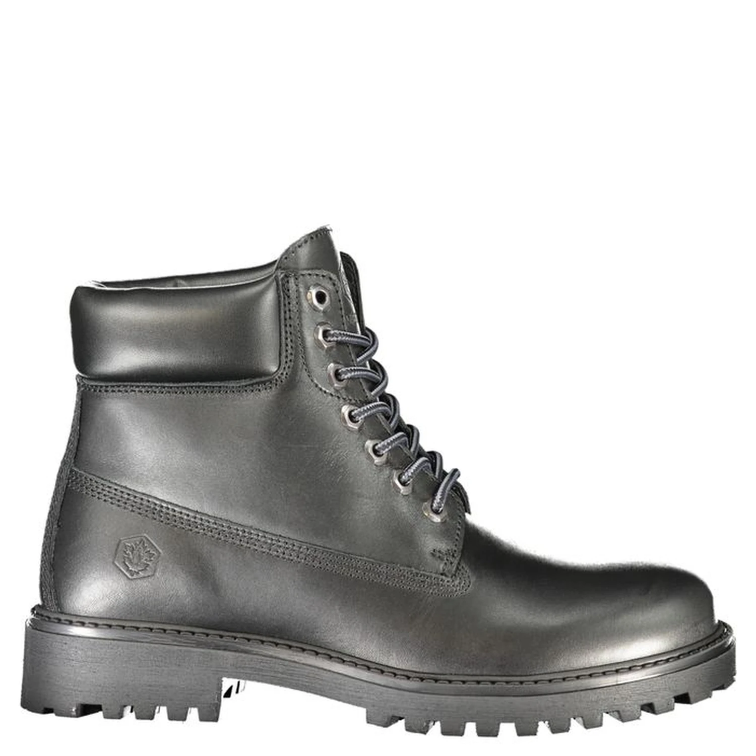 Black Leather Men Sneaker