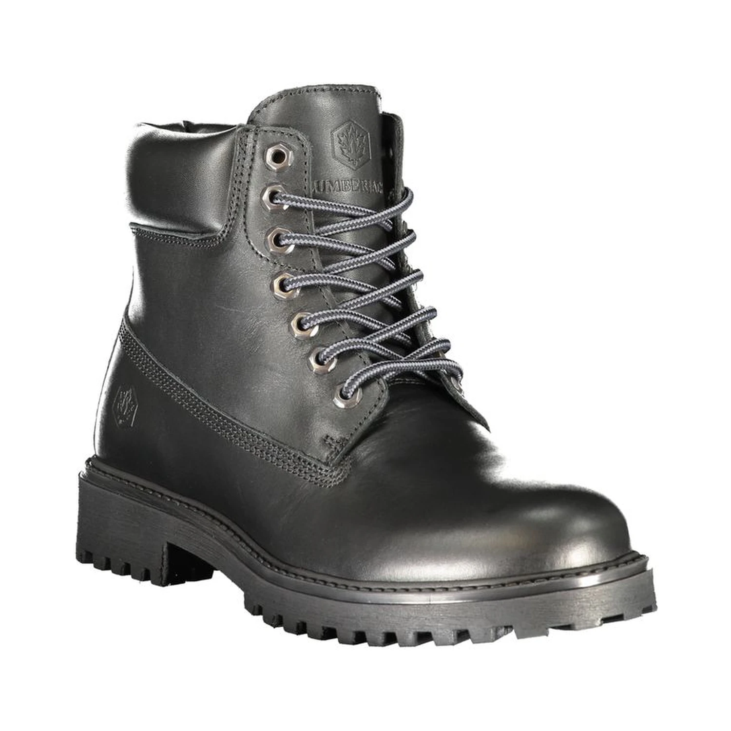 Black Leather Men Sneaker