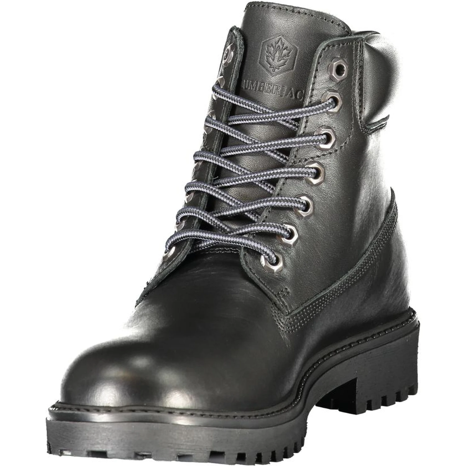 Black Leather Men Sneaker