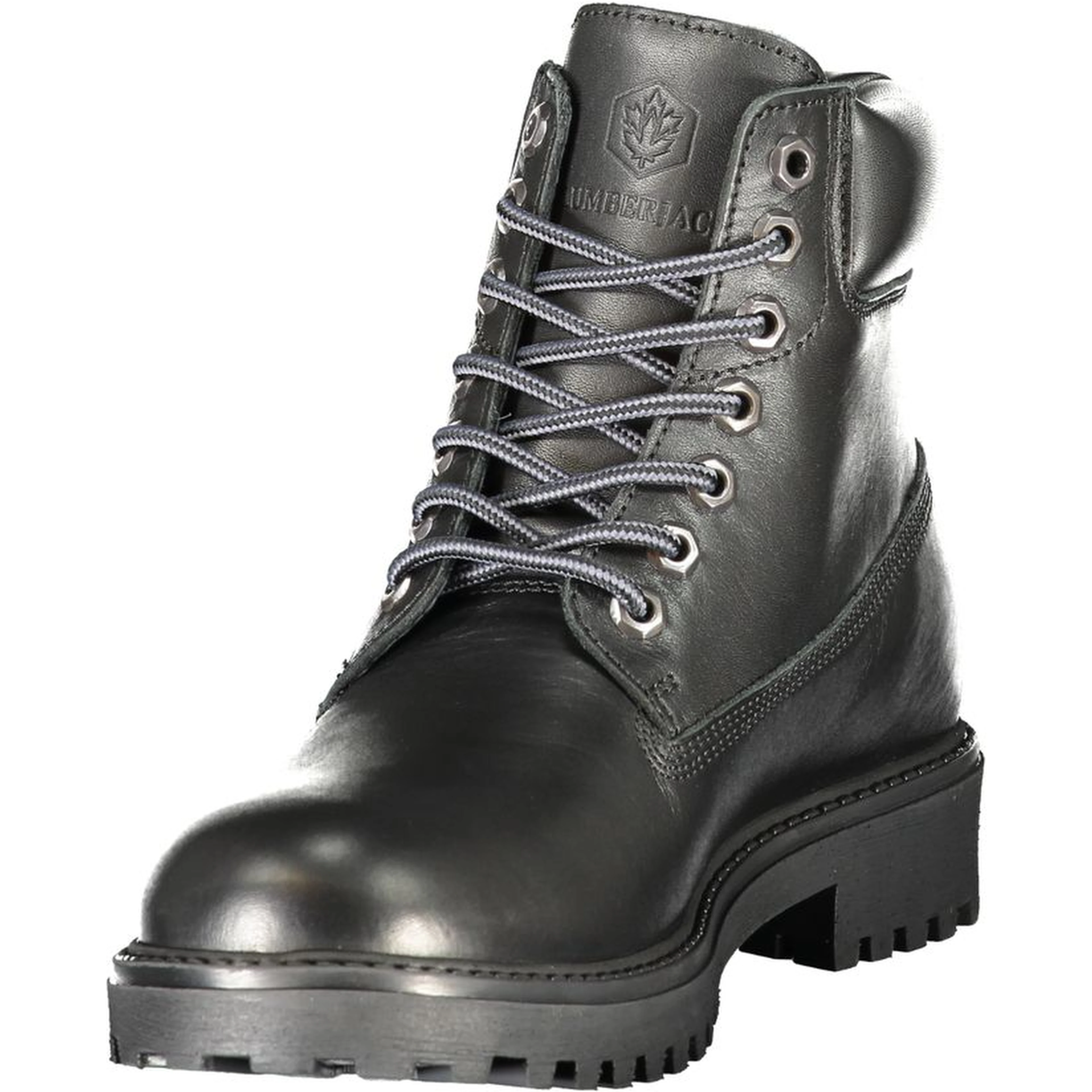 Black Leather Men Sneaker