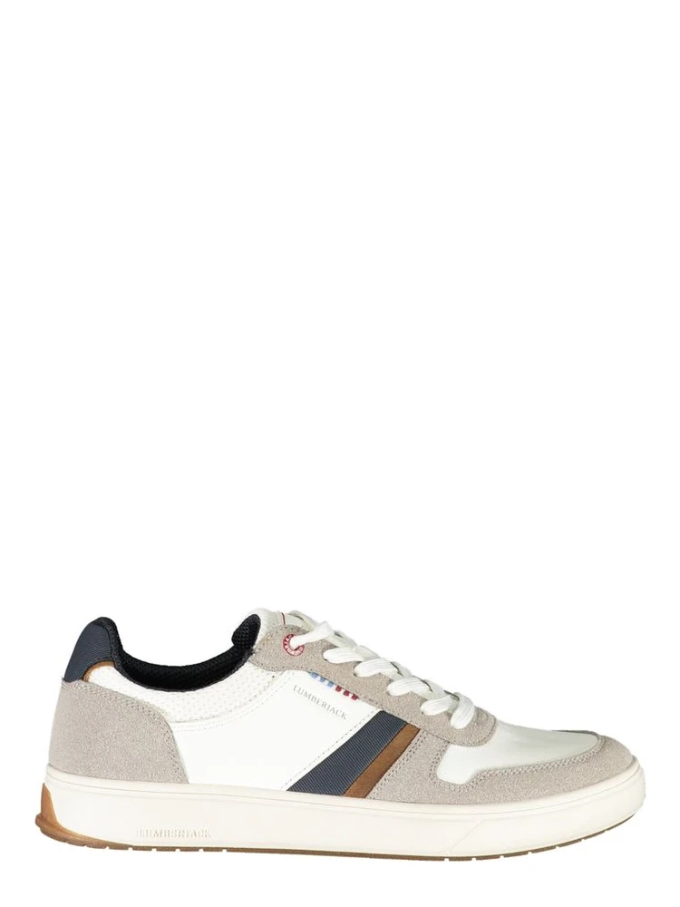 White Polyester Sneaker