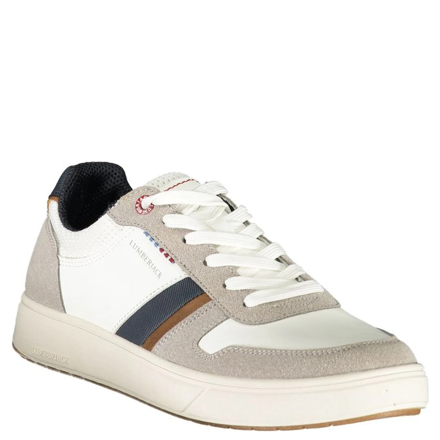 White Polyester Sneaker