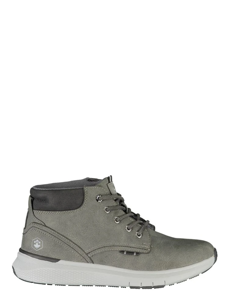 Grigio Polyester Mens Sneaker