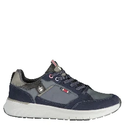 Blue Polyurethane Men's Sneaker