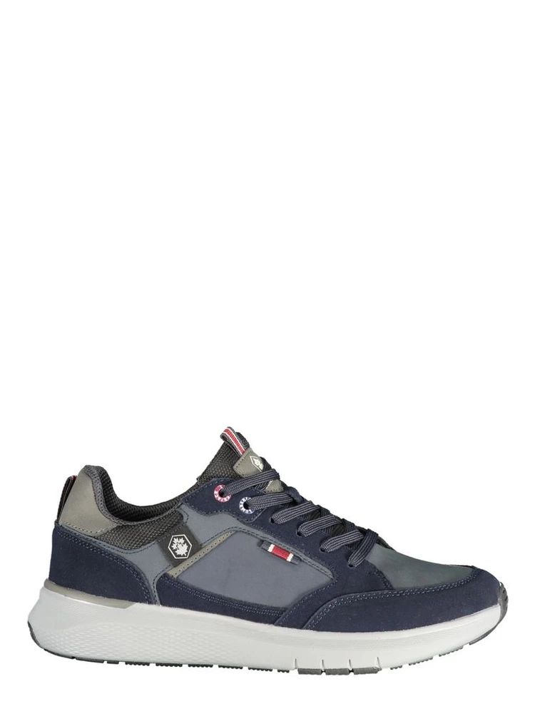 Blue Polyurethane Men's Sneaker