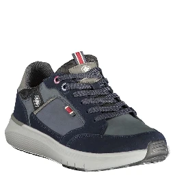 Blue Polyurethane Men's Sneaker