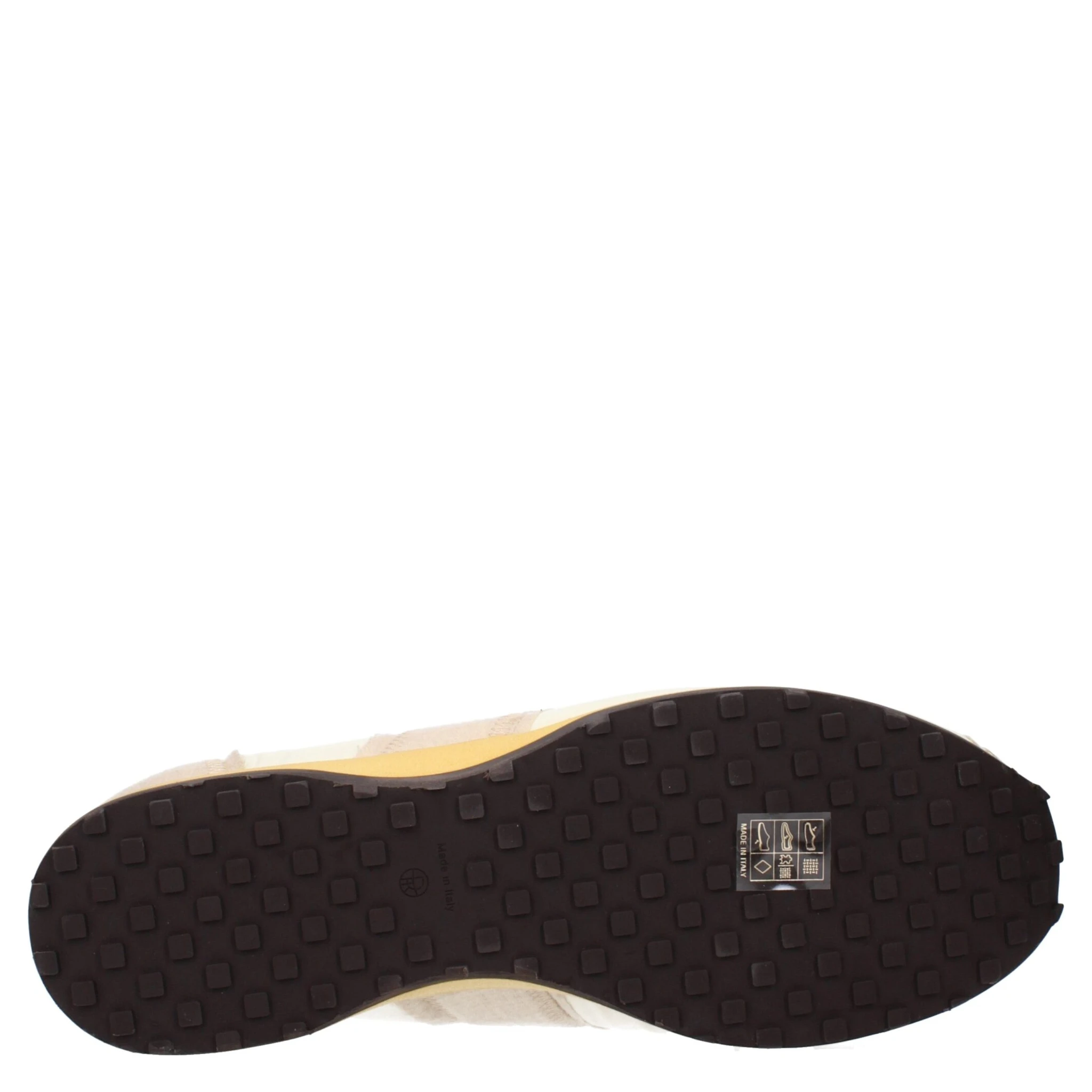 Beige Fabric Athletic Sneakers