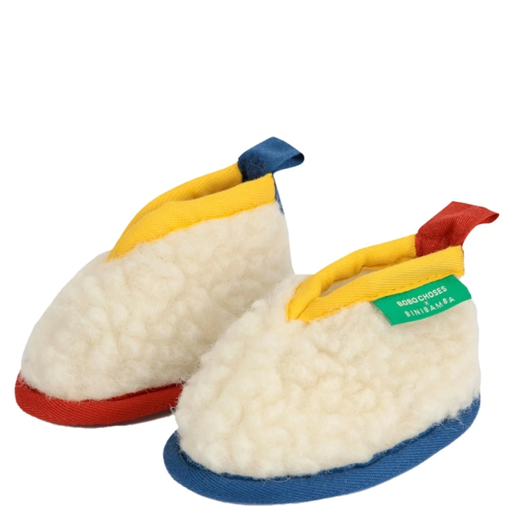 LEATHER AND SHEARLING ANKLE BOOT