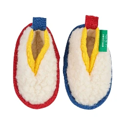 LEATHER AND SHEARLING ANKLE BOOT