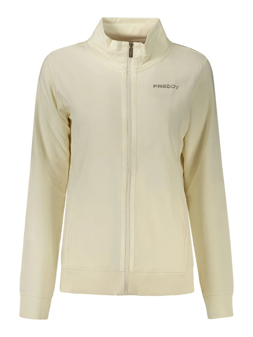 White Cotton Sweatshirt