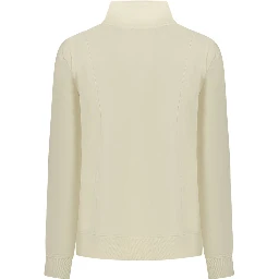 White Cotton Sweatshirt