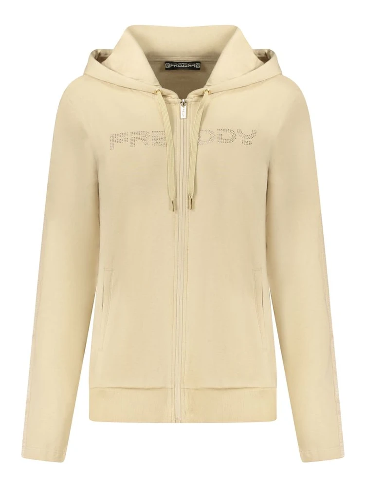 Beige Cotton Sweatshirt