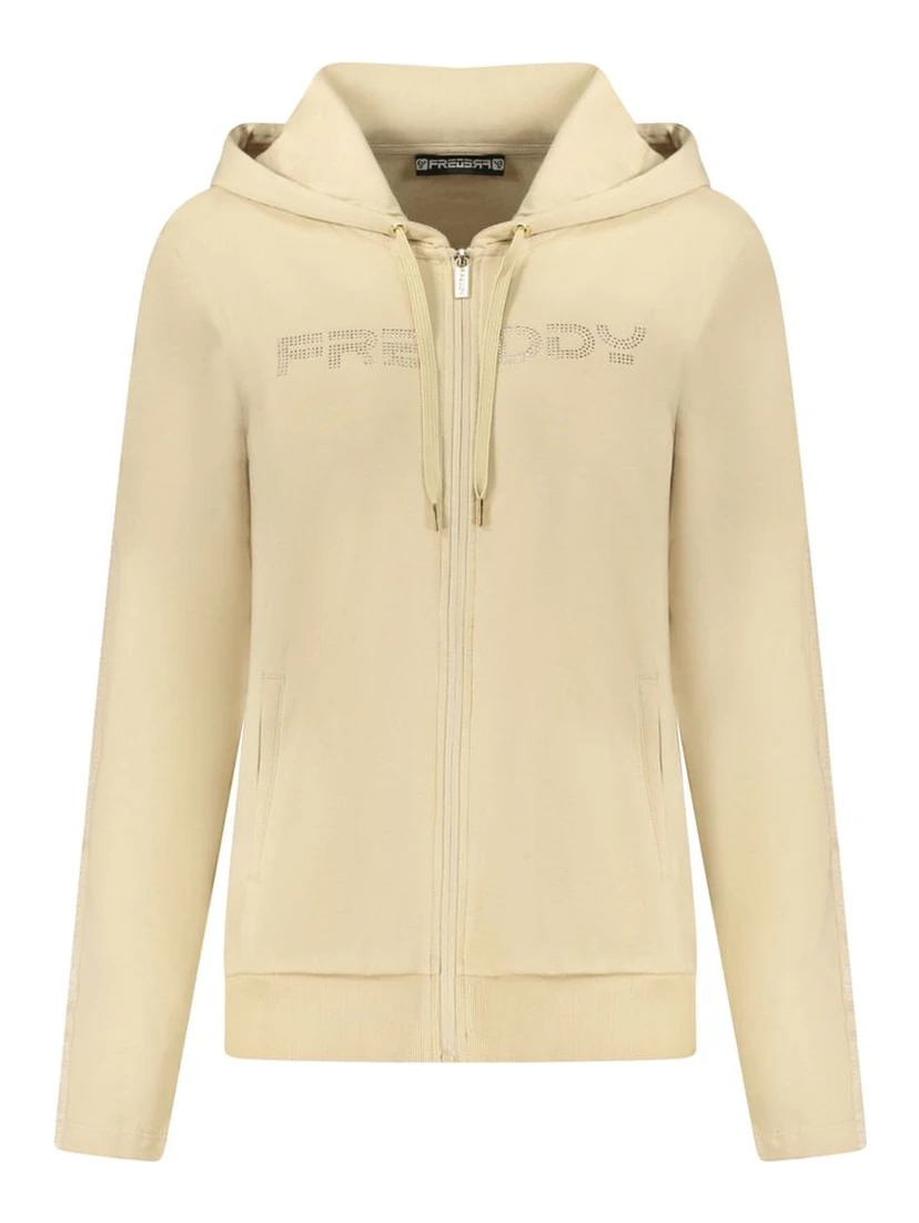Beige Cotton Sweatshirt