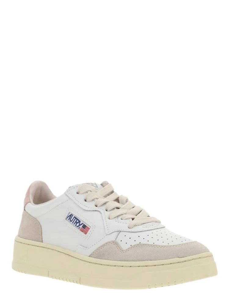 White Leather Low Top Sneakers alternative