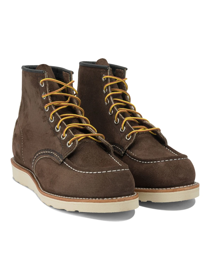 "8836 Classic Moc Toe" Lace-up ankle boots