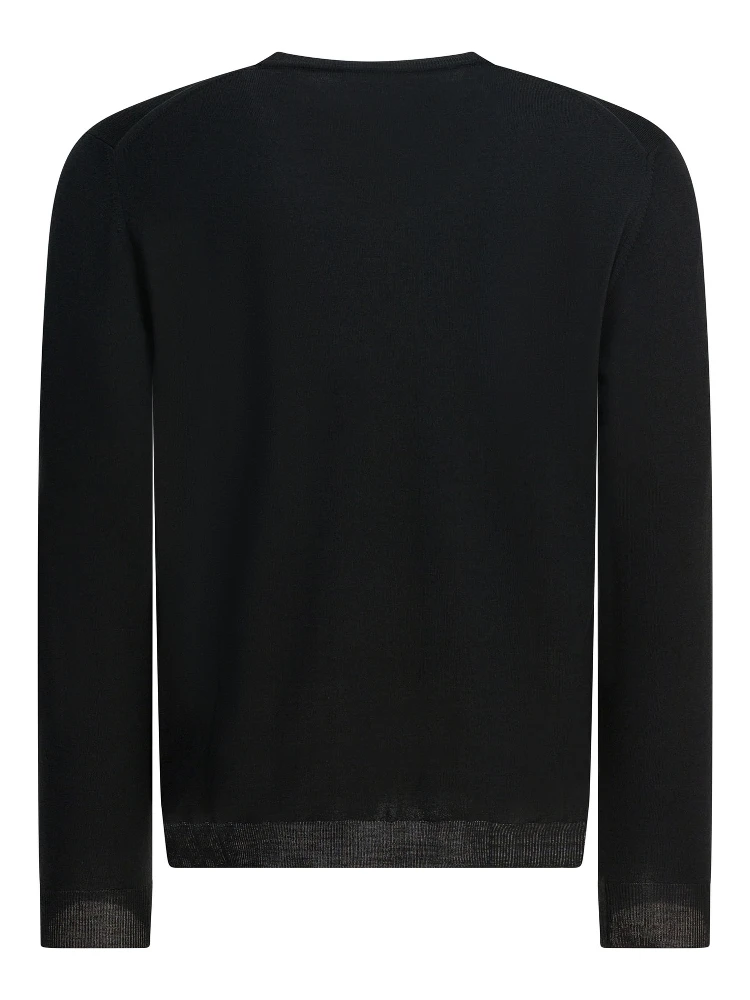 Wool crewneck knitwear alternative