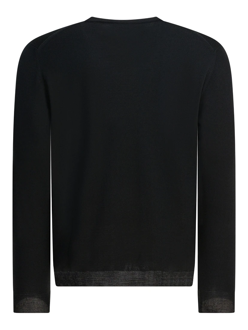Wool crewneck knitwear