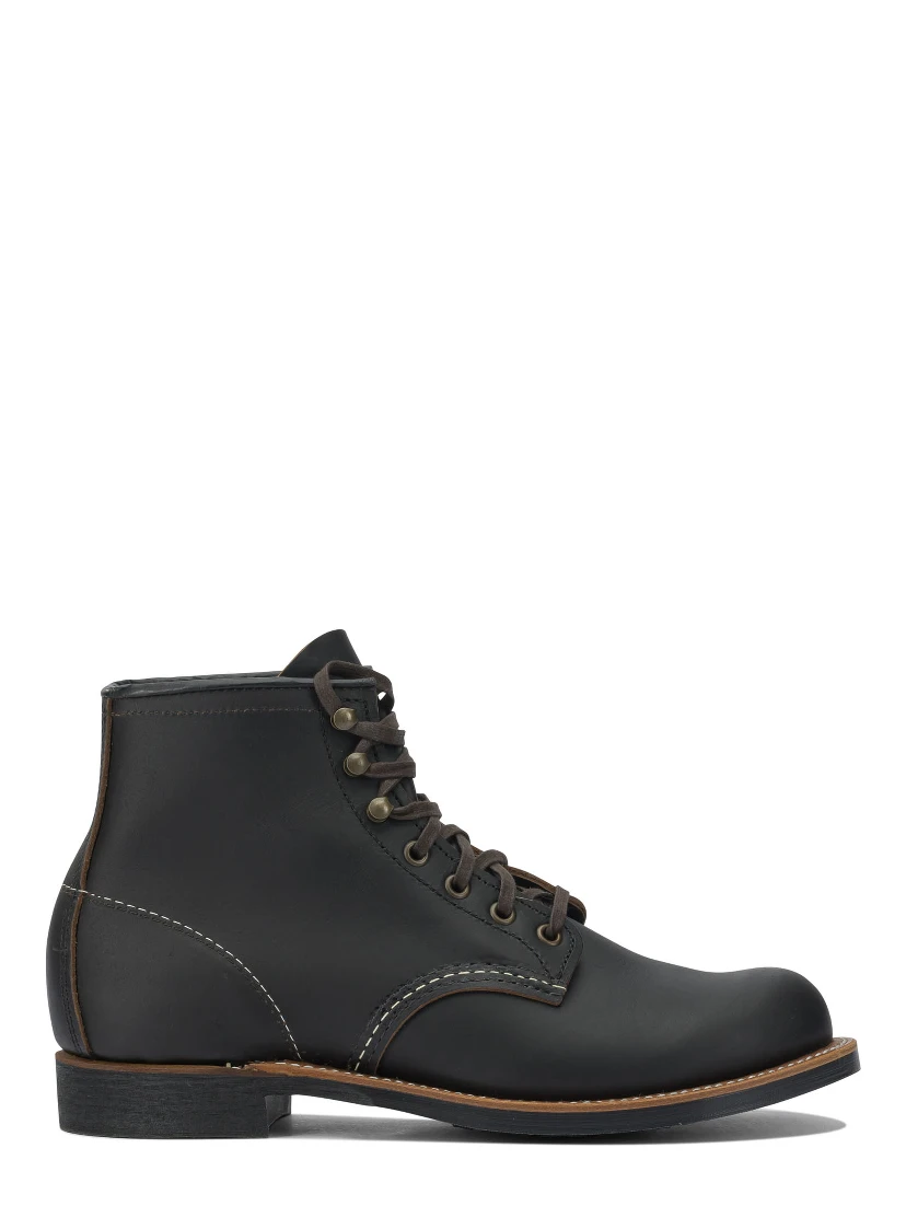 "Blacksmith 3345 Black Prairie" lace-up ankle boots