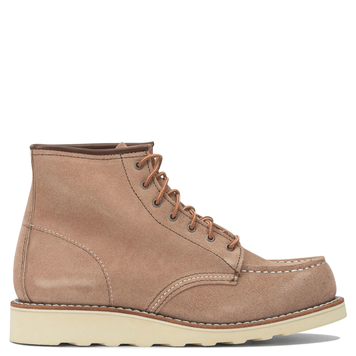 "6 Moc Toe 3319 Dusty Rose Abilene" Lace-up ankle boots