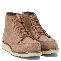 "6 Moc Toe 3319 Dusty Rose Abilene" Lace-up ankle boots