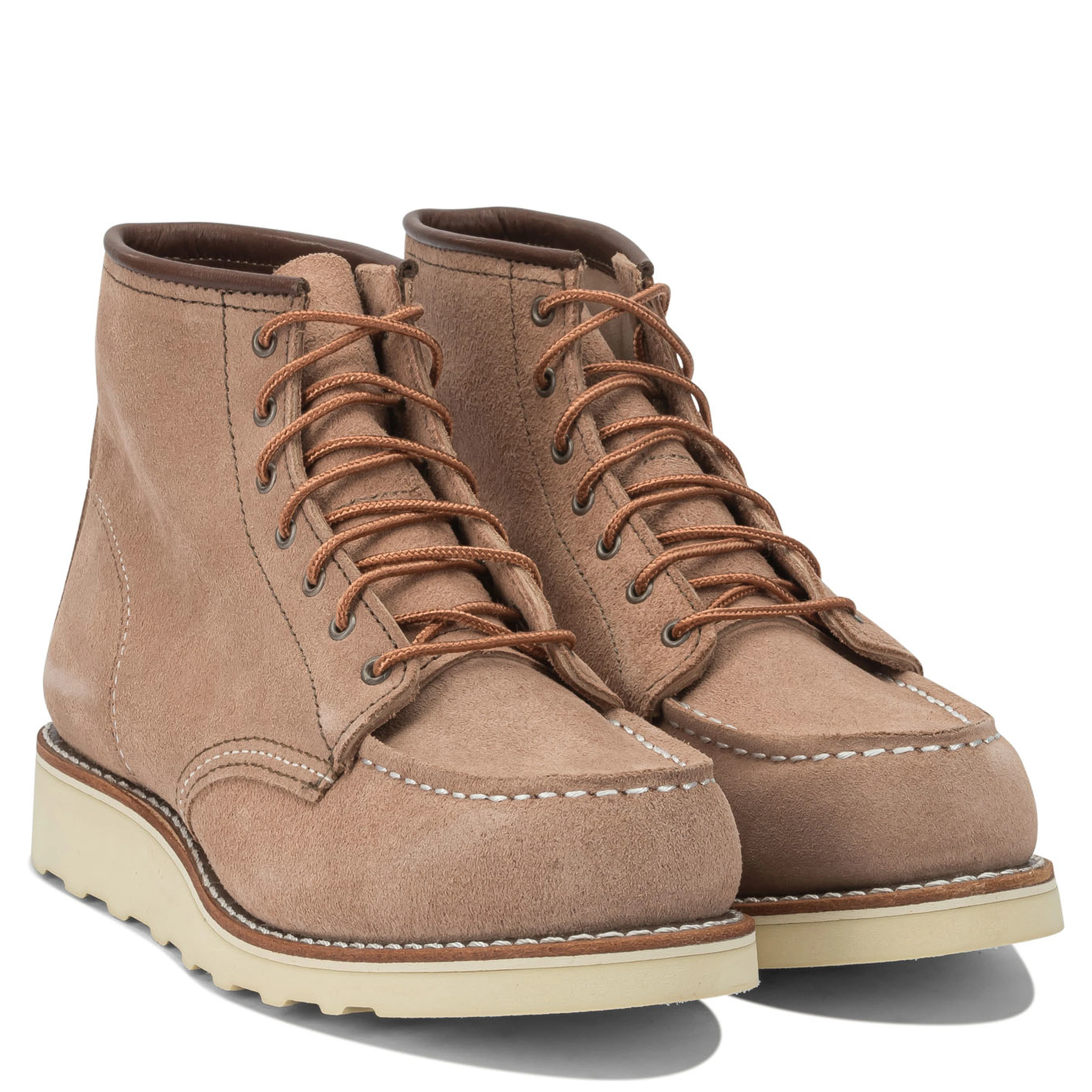 حذاء بوت للكاحل برباط، موديل "6 Moc Toe 3319 Dusty Rose Abilene".