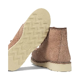 "6 Moc Toe 3319 Dusty Rose Abilene" Lace-up ankle boots