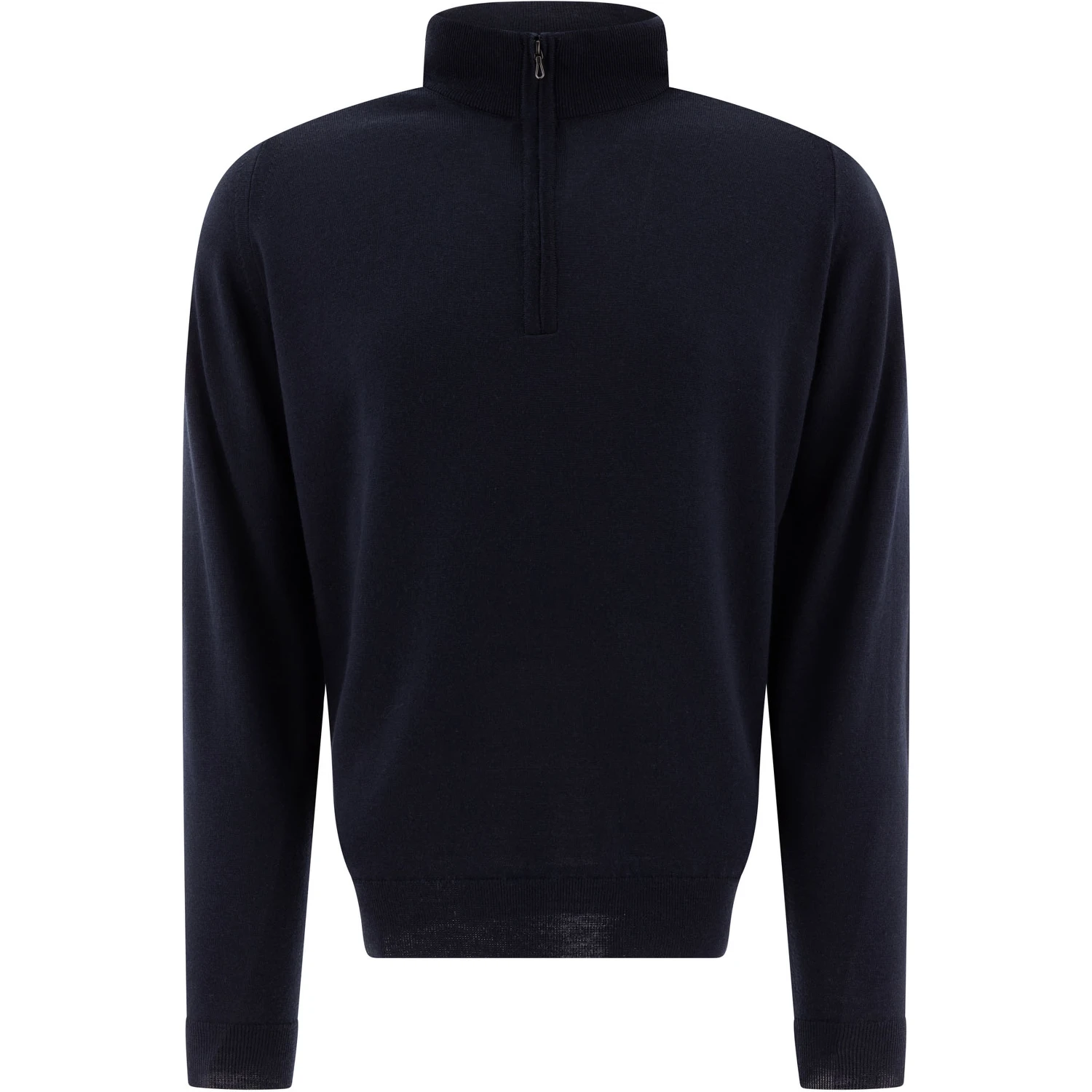 Merino wool "Tapton" half-zip sweater