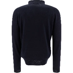 Merino wool "Tapton" half-zip sweater
